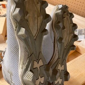 Under Armour Gray Sneakers with Bold Accents